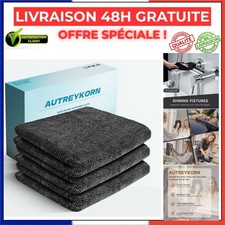 Chiffon Microfibre XXL Lot de 3 Autreykorn 40x60 cm Sans Trace Vitres Miroirs