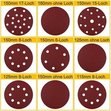 Papier de Verre de Meulage 115 125 150 180mm Grain 400 600 800 1000 1200 Fin