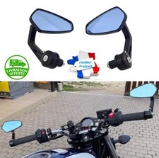 Rétroviseurs Moto  Embout de Guidon HD Noir UNIVERSEL