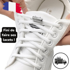 Lacets Élastiques Sans Nœud Verrouillage Rapide Basket Sport