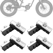 8 Pièces Patin de Frein vélo à Visser Gomme 40mm Universel Cycle Ville