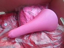 ✨ NOS Couvre-selle en polyester housse protege selle velo vintage rose✨