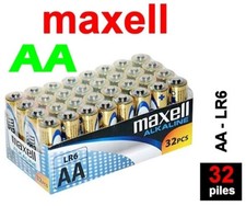 Pile AA LR6 Maxell Lot de 32 Piles AA LR06 Alcaline 1.5V